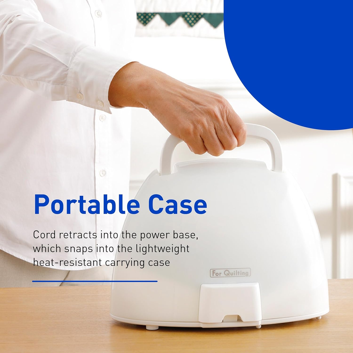 Panasonic Blue 360 Degree Freestyle Cordless Quilting Iron NI-QL1000A