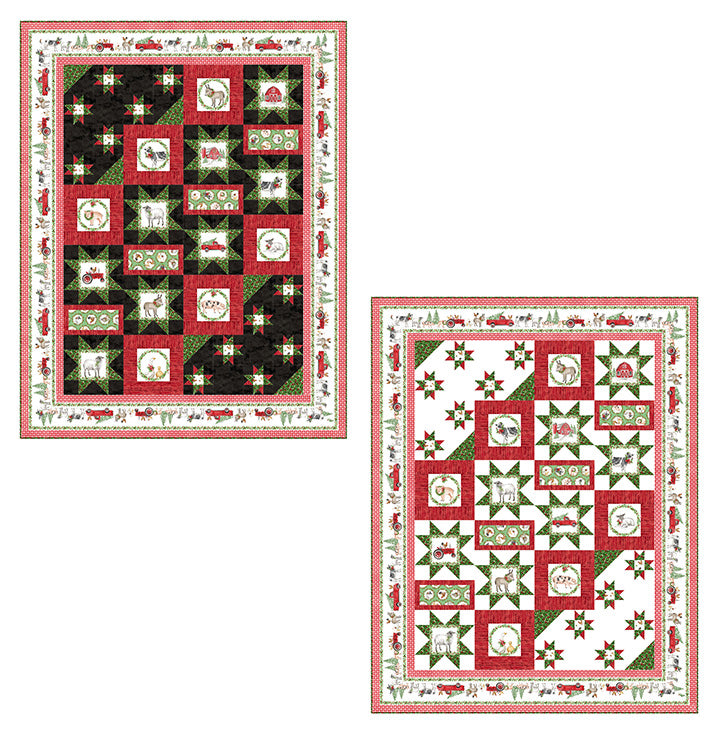 Northcott Barnyard Christmas Quilt Pattern PTN3586