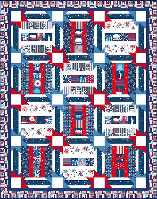 Northcott Fabrics American Liberty Quilting Pattern PTN3638