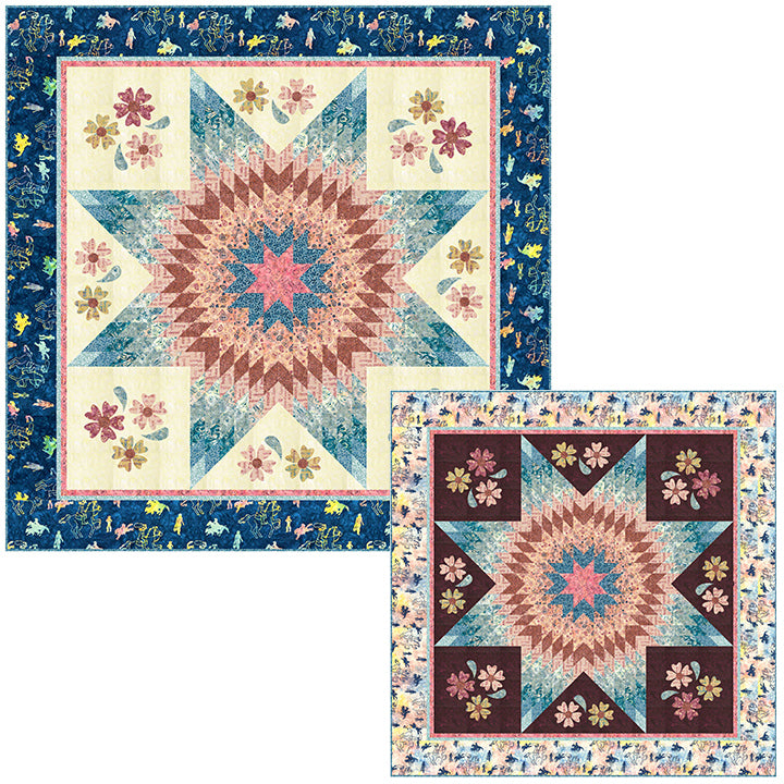 Northcott Fabrics Blooming Lonestar Quilt Pattern PTNB0606