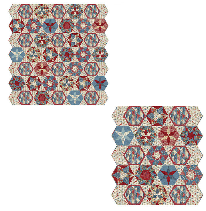 Northcott Fabrics Farmhouse Sampler Quilt Pattern PTN3553