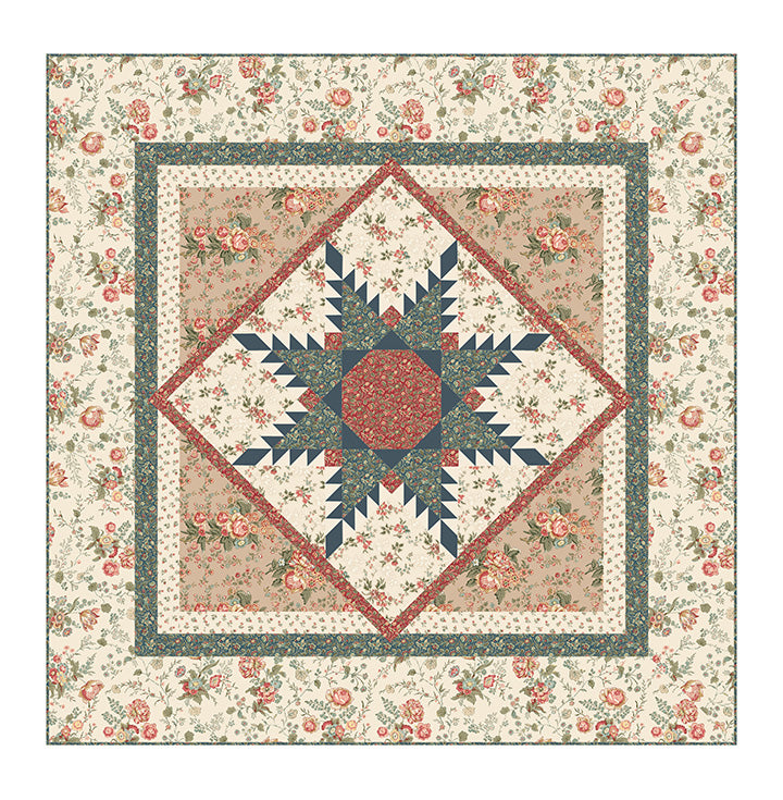 Northcott Fabrics Feathers of Time Quilt Pattern PTN3627