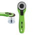 OLFA 45mm Quick Change Lime Green Rotary Cutter RTY-2C/LGR