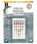 Organ 5pk Top Stitch Machine Needles 5600080BL for Sale at World Weidner