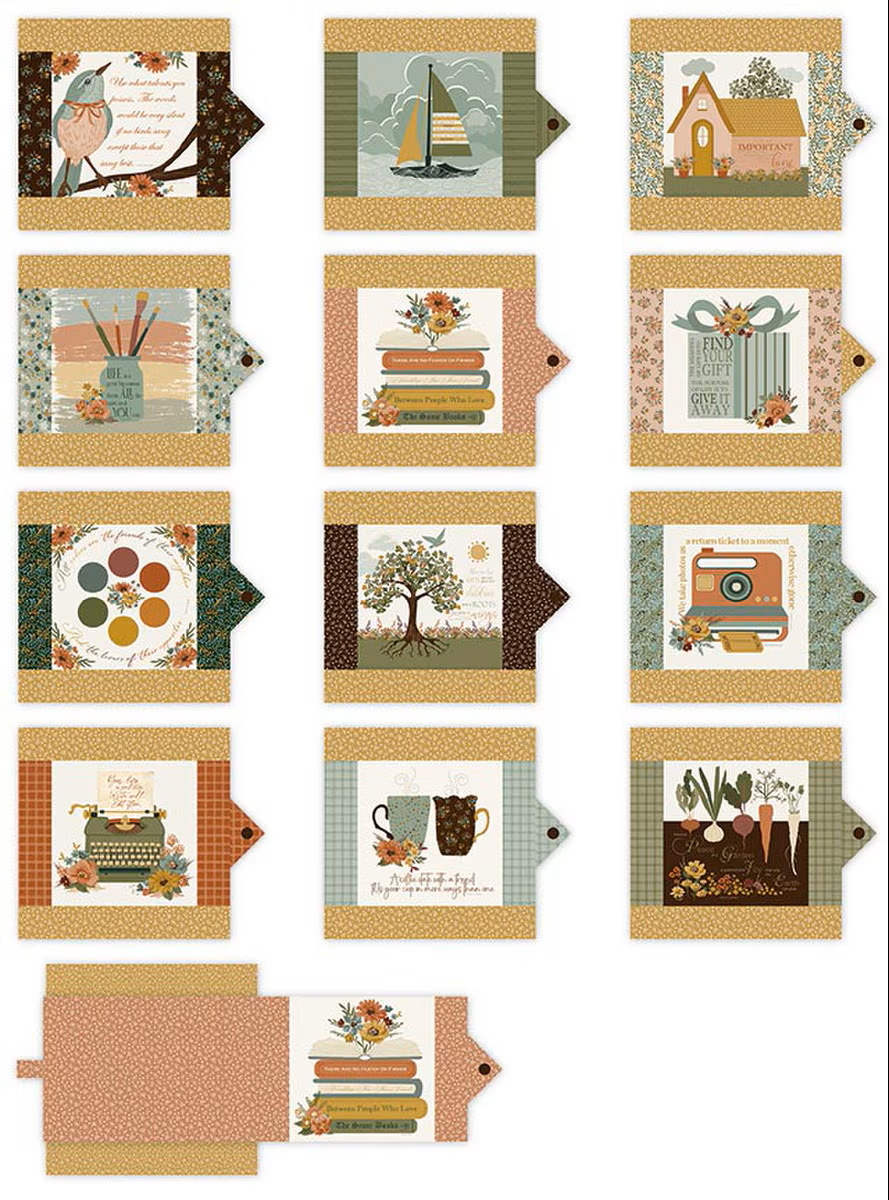 Riley Blake Designs Sandy Gervais Pillow Talk Quilt Pattern P157-PILLOWTALK
