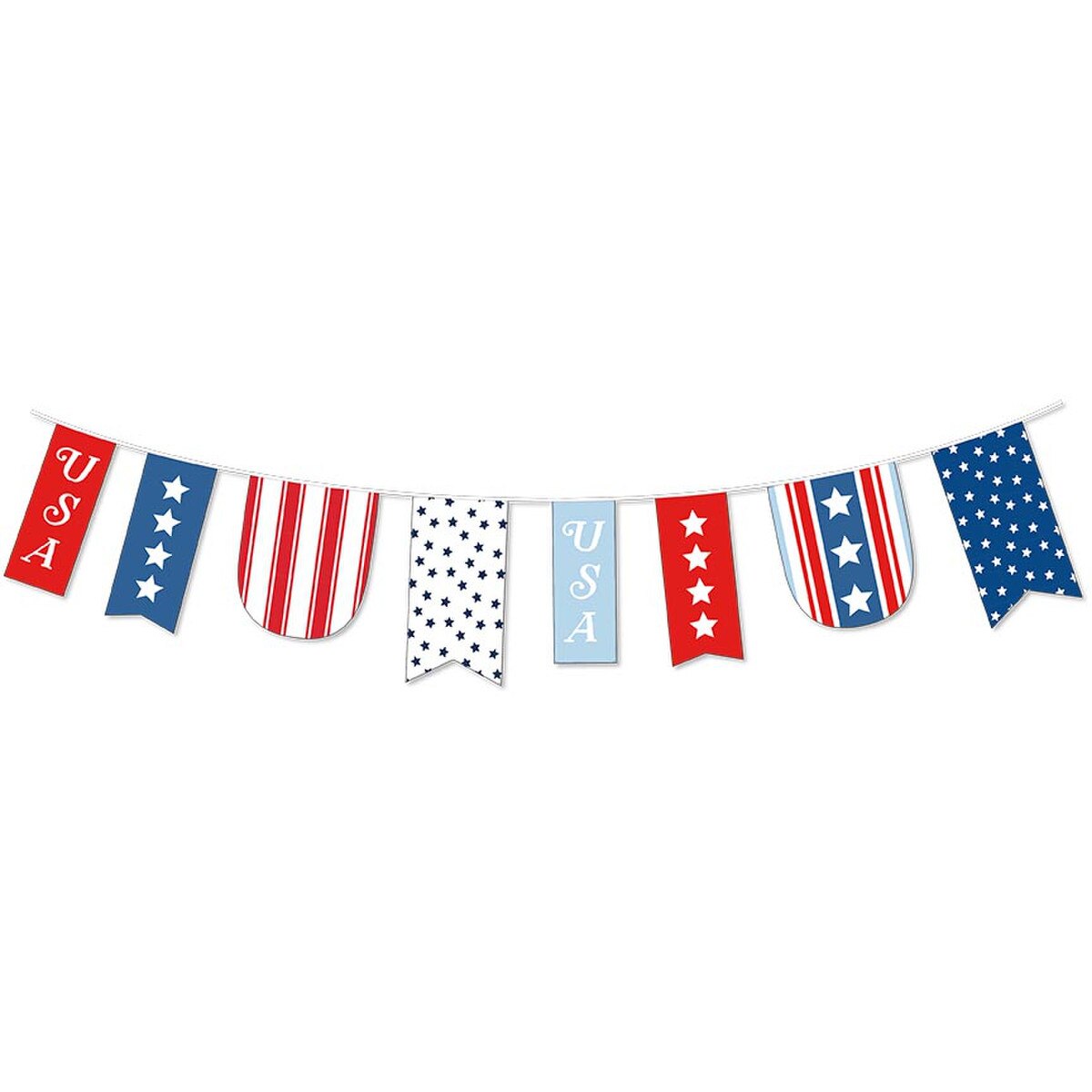 Fabric Riley Blake Firecracker Banner Panel P17207-PANEL