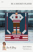 Riley Blake Designs Jennifer Long Be a Hockey Player Quilt Pattern P177-HOCKEYPLAYER
