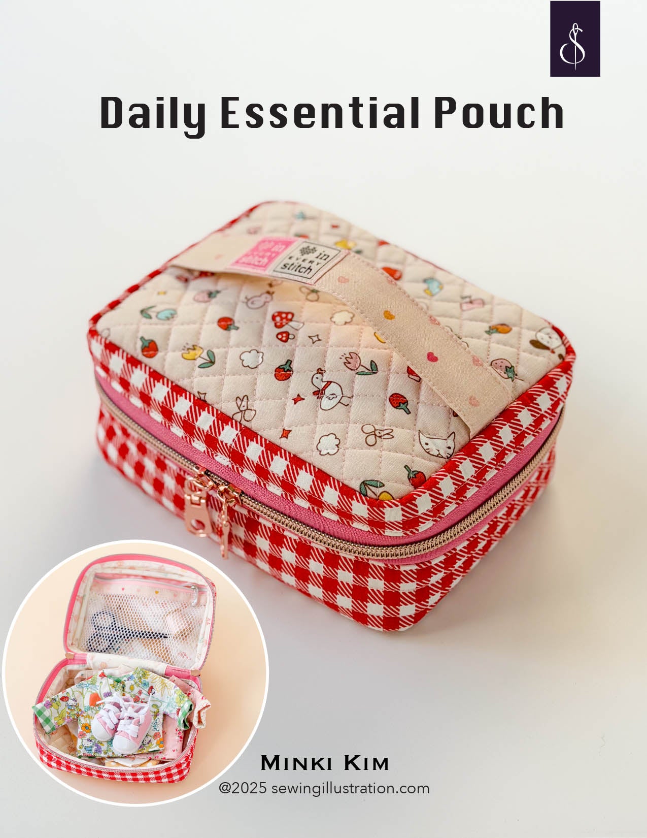 Riley Blake Designs Minki Kim Daily Essential Pouch Pattern P178-SIBP10