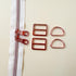 Riley Blake Designs Minki Kim Rose Gold Backpack Hardware Kit P178-SIKIT02