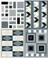 Fabric Riley Blake Stonework Practice Quilting Quilt in Color Quilt Panel P18510-STONEWORK