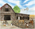 Fabric Riley Blake On the Ranch The Homestead Quilt Panel PD18237-PANEL