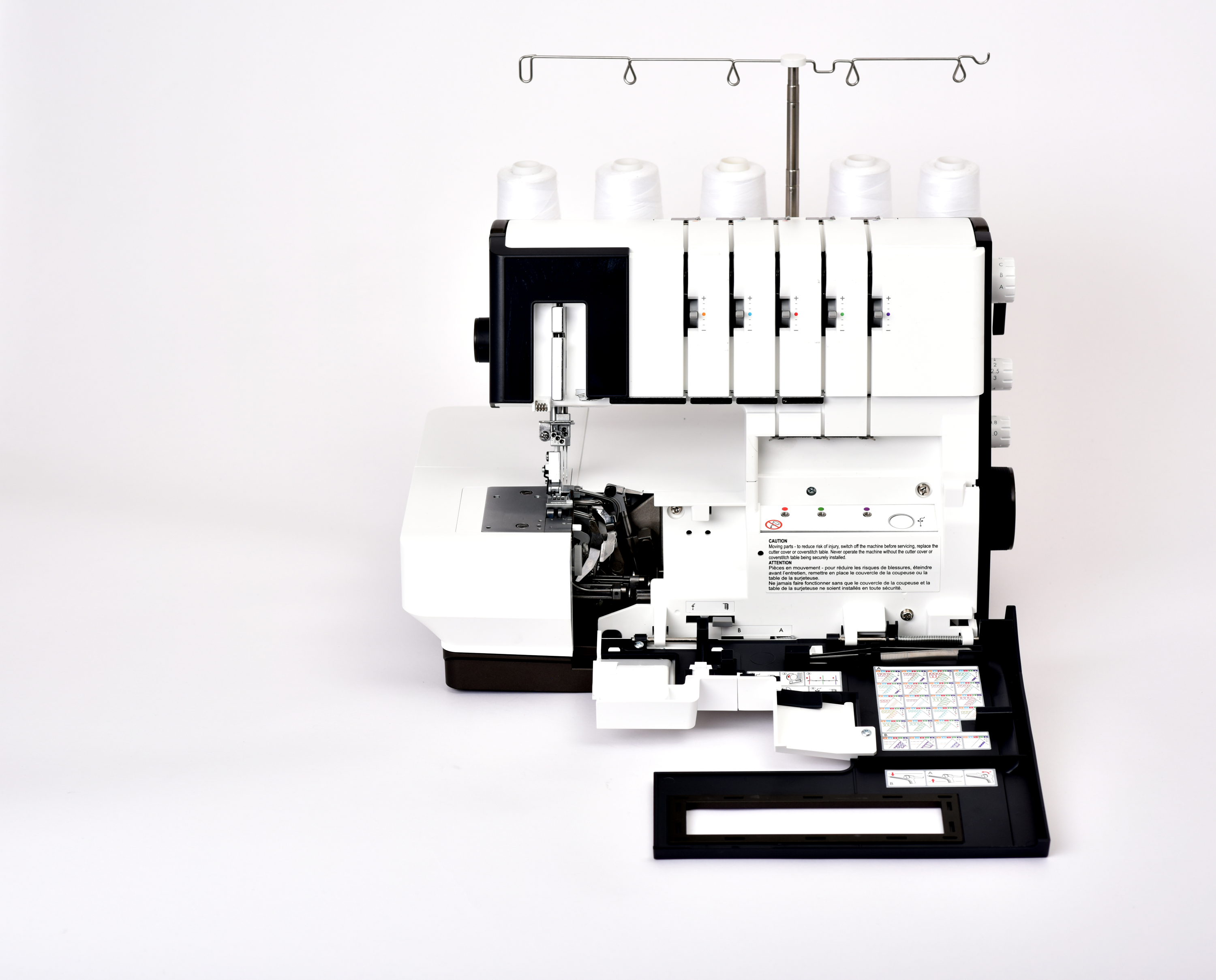 PFAFF admire air 6000 Air Threader CoverLock Serger Machine with Holiday Gift Package