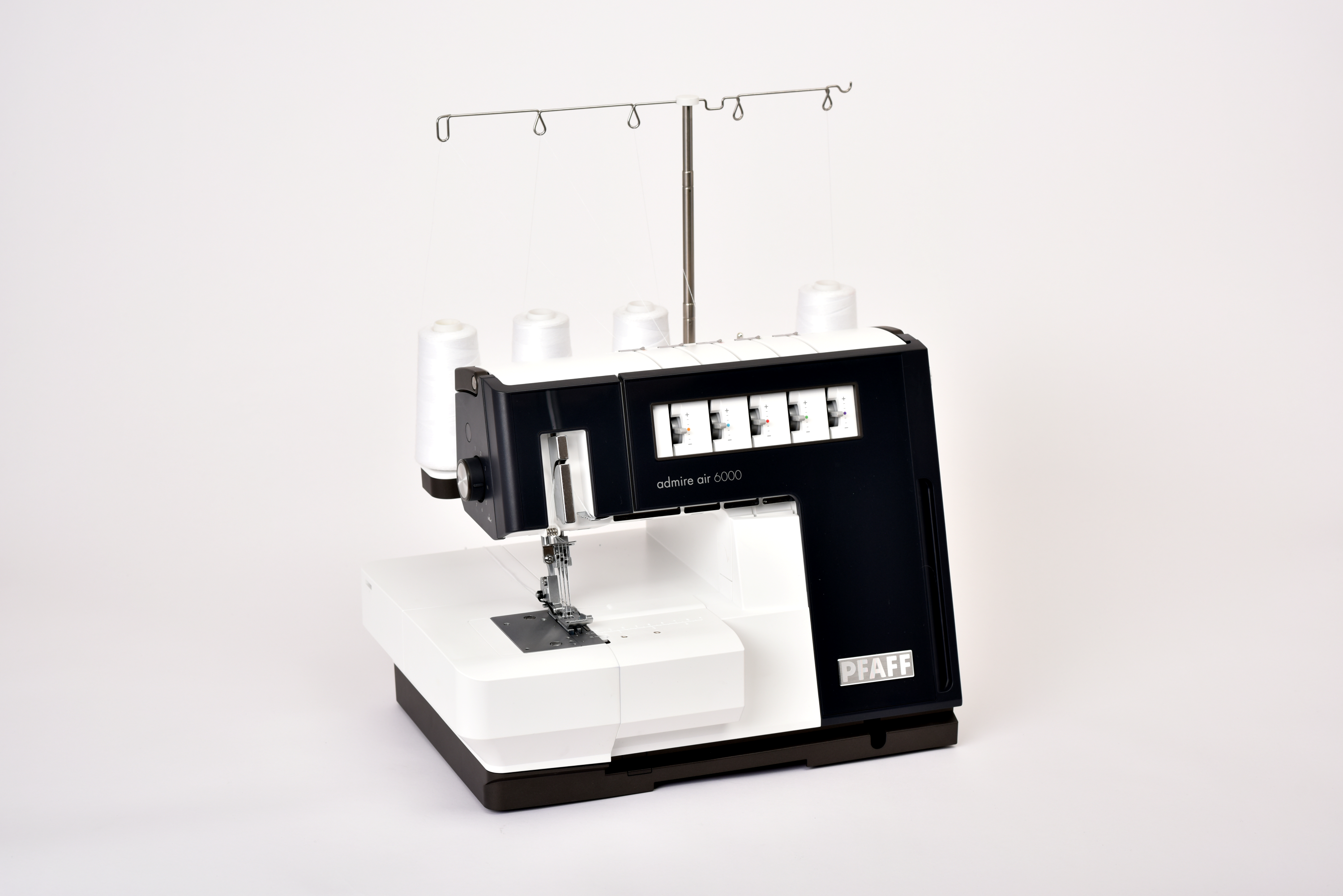 PFAFF admire air 6000 Air Threader CoverLock Serger Machine with Holiday Gift Package