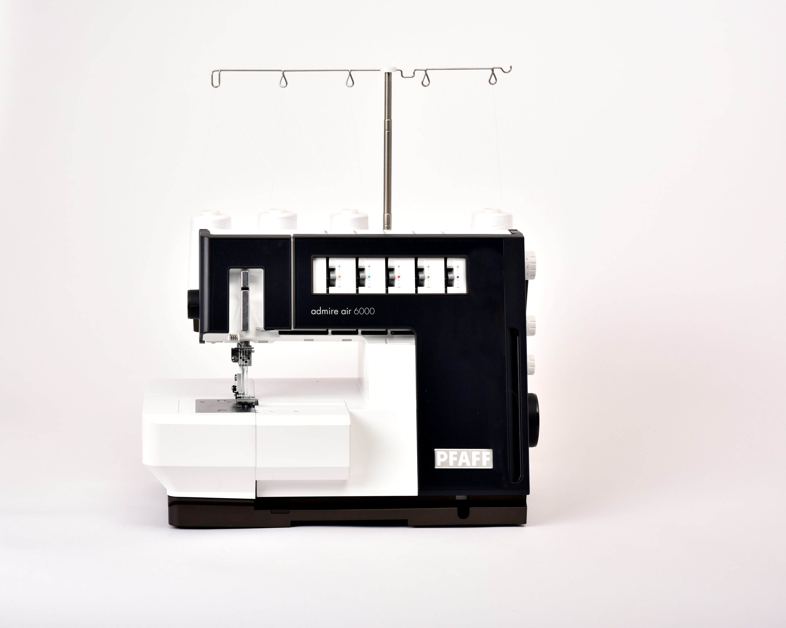 PFAFF admire air 6000 Air Threader CoverLock Serger Machine with Holiday Gift Package