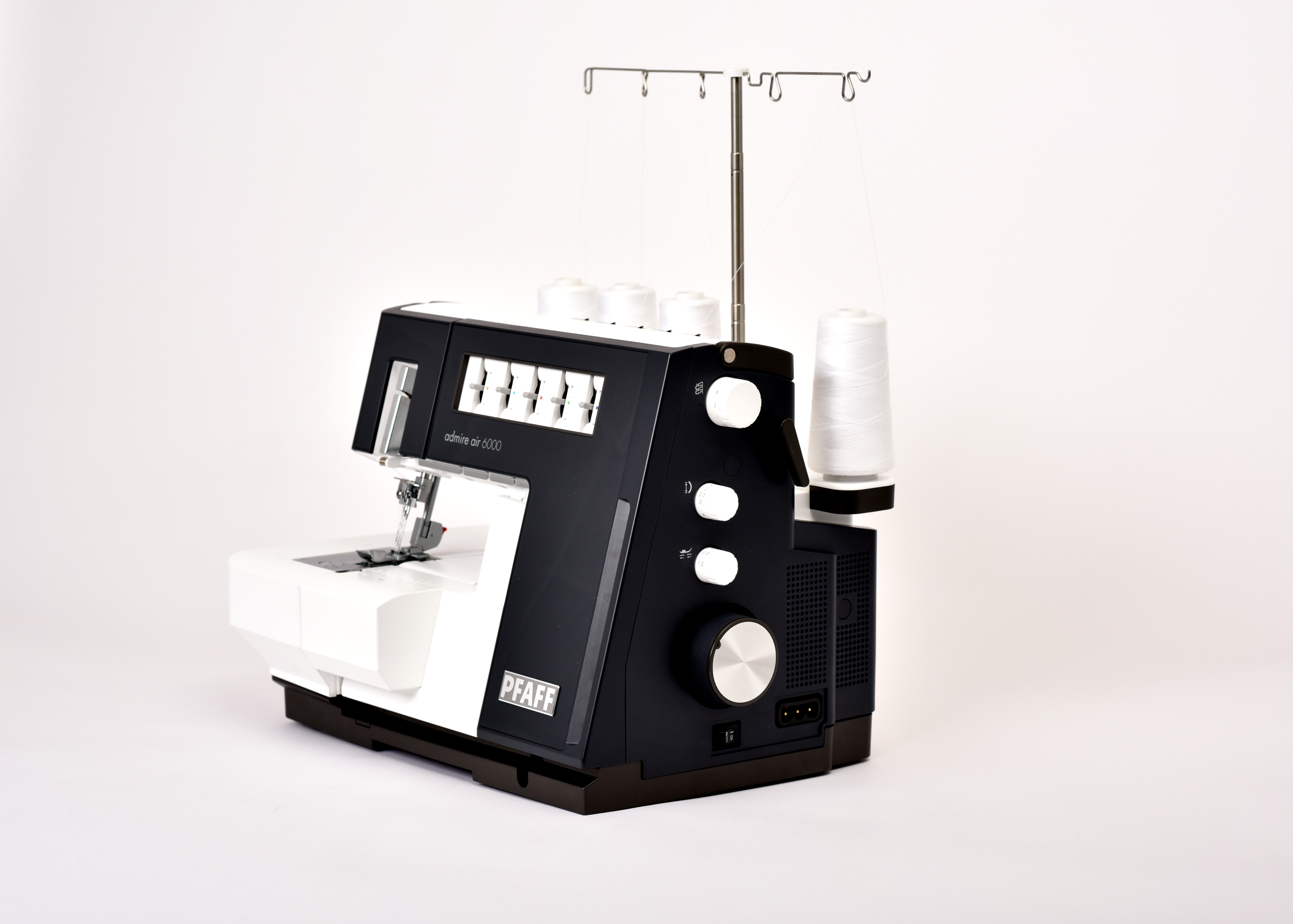 PFAFF admire air 6000 Air Threader CoverLock Serger Machine with Holiday Gift Package