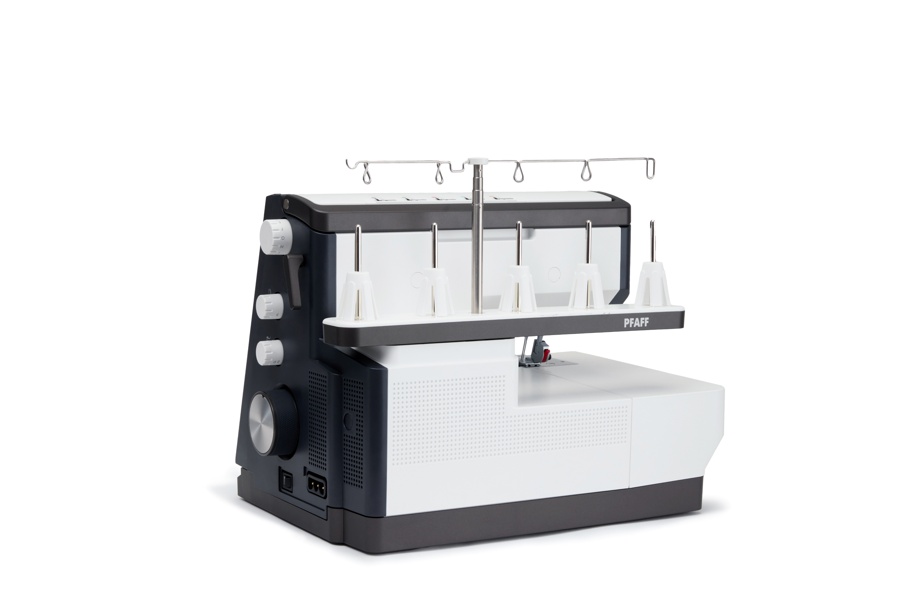 PFAFF admire air 6000 Air Threader CoverLock Serger Machine with Holiday Gift Package