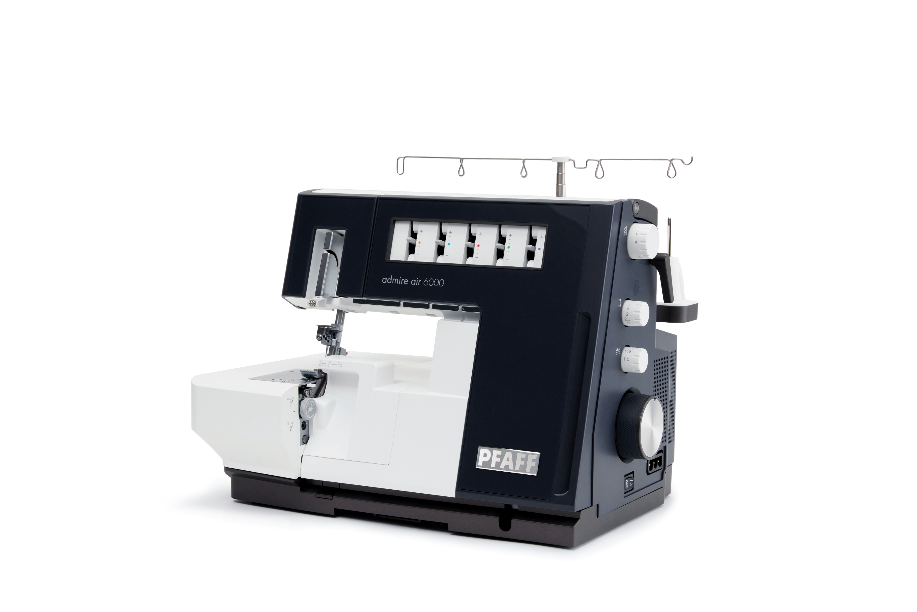 PFAFF admire air 6000 Air Threader CoverLock Serger Machine with Holiday Gift Package