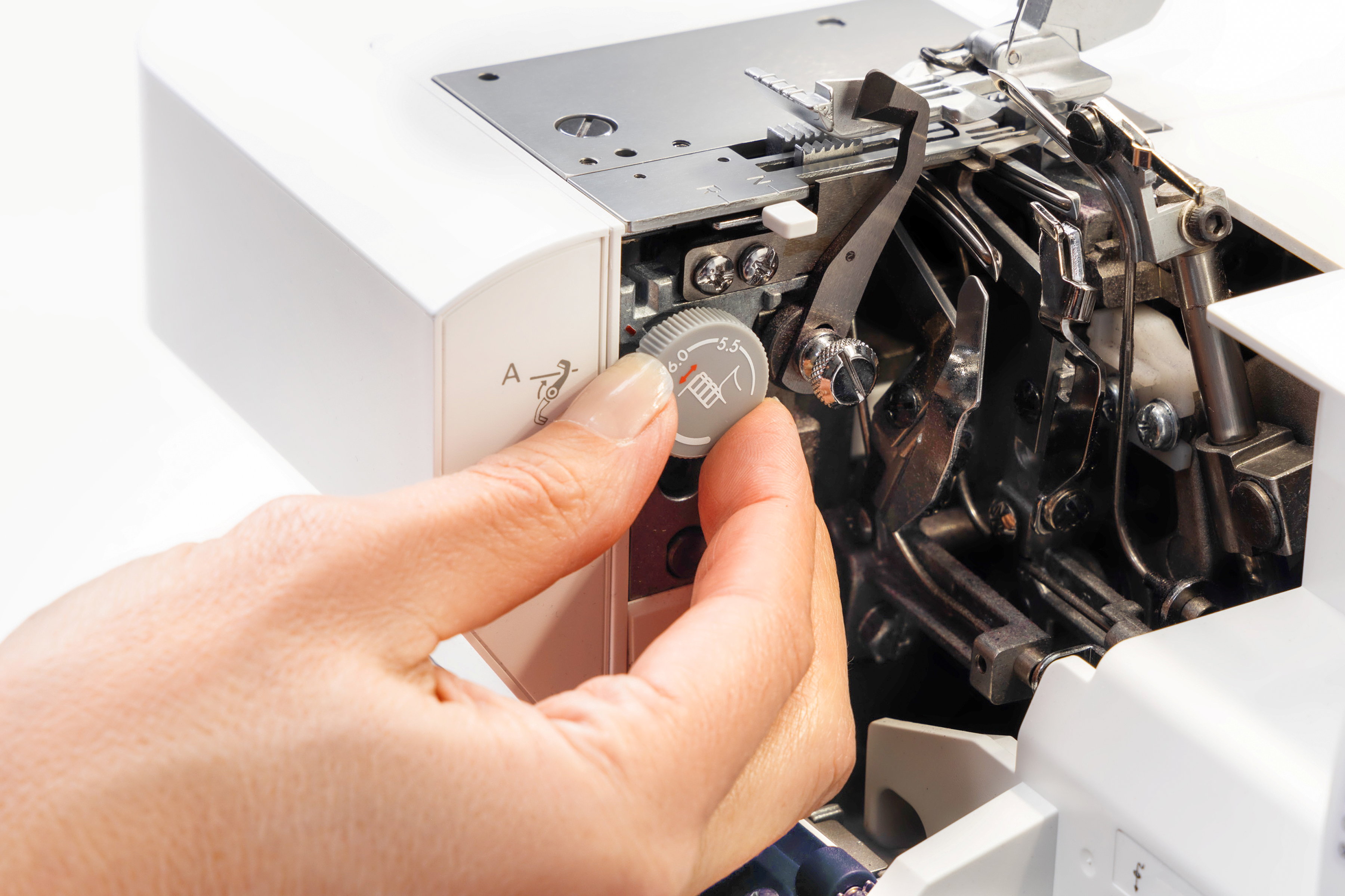 PFAFF admire air 6000 Air Threader CoverLock Serger Machine with Holiday Gift Package