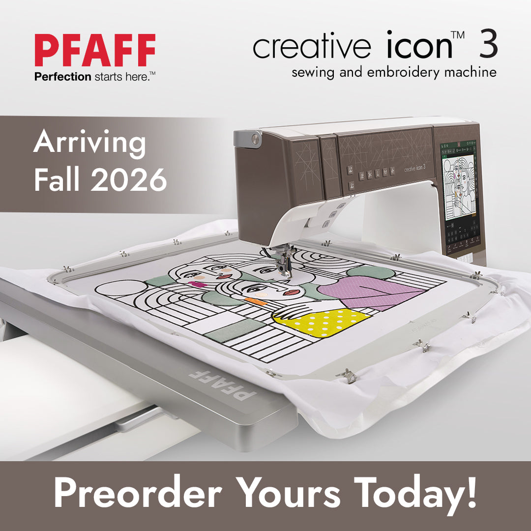 PFAFF creative icon 3 Sewing and Embroidery Machine Pre-Order Deposit