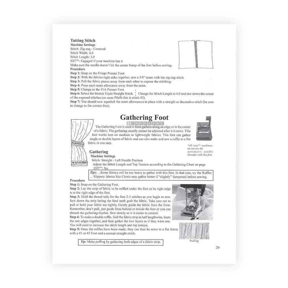 PFAFF Foot Book 4th Edition 471057896