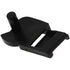 A small black plastic clip or fastener component with a cylindrical protruding tab, shown on a plain white background.