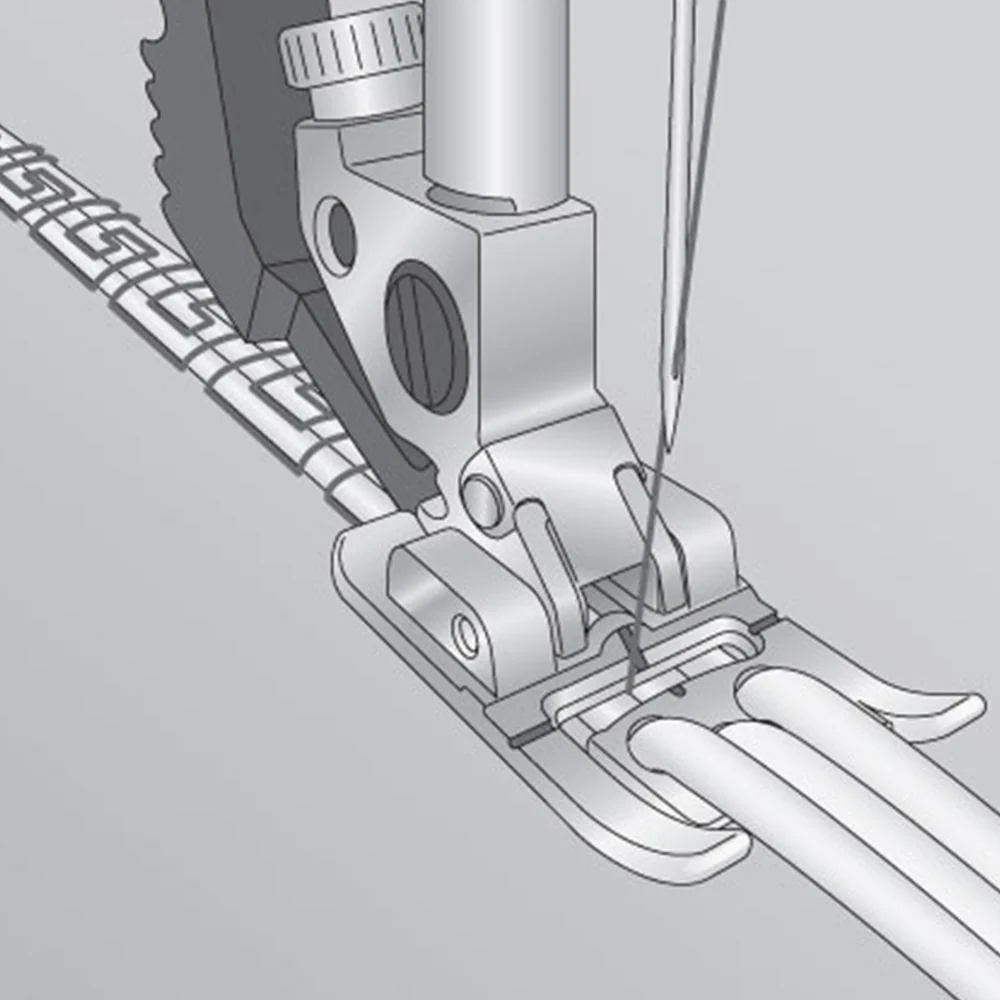 PFAFF Three Hole Yarn Foot for IDT System 820920096