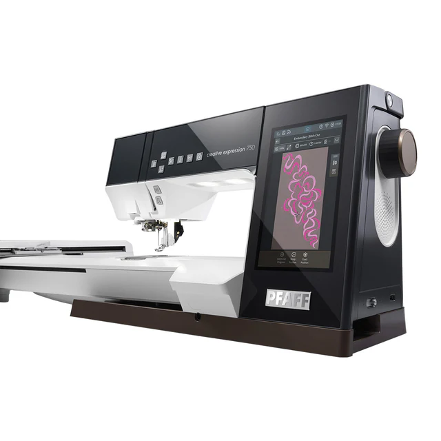 PFAFF creative expression 750 Sewing and Embroidery Machine Large Color Capacitive Touch Screen