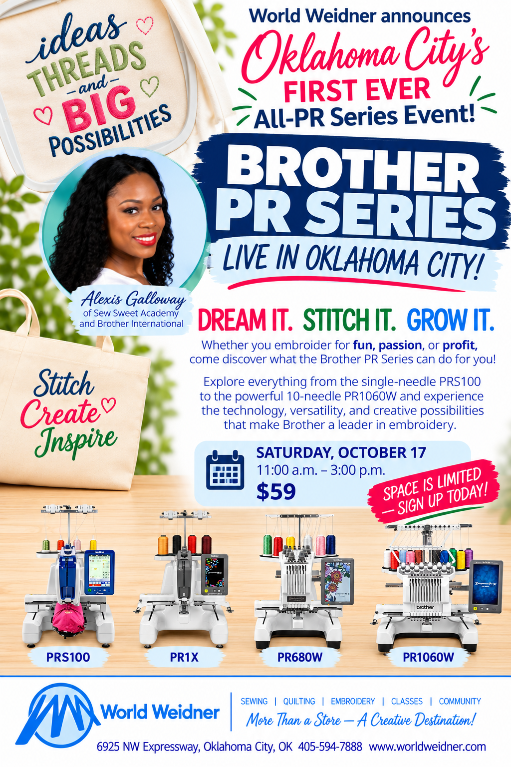 Brother PR Series Event 10/17