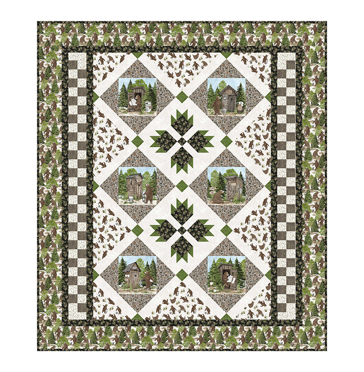 Northcott Fabrics Bear Necessities Insight Quilting Pattern PTN3552