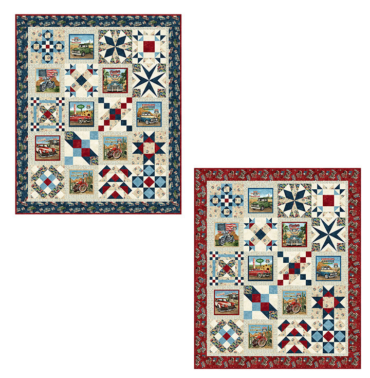 Northcott Fabrics Main Street America Pattern PTN3690