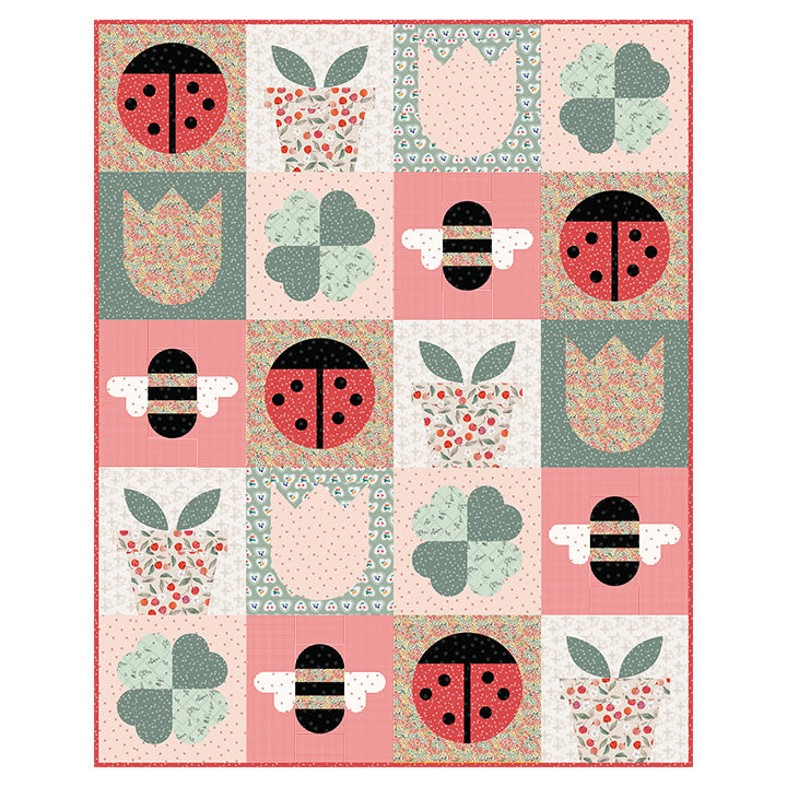 FIGO Fabrics Spring Garden Cherry Orchard Quilting Pattern PTNF164