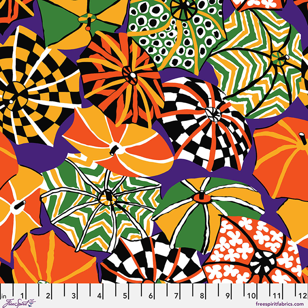 Fabric FreeSpirit Multi English Summer Kaffe Fassett Collective August 2026 by the Quarter Yard PWBM104.MULTI