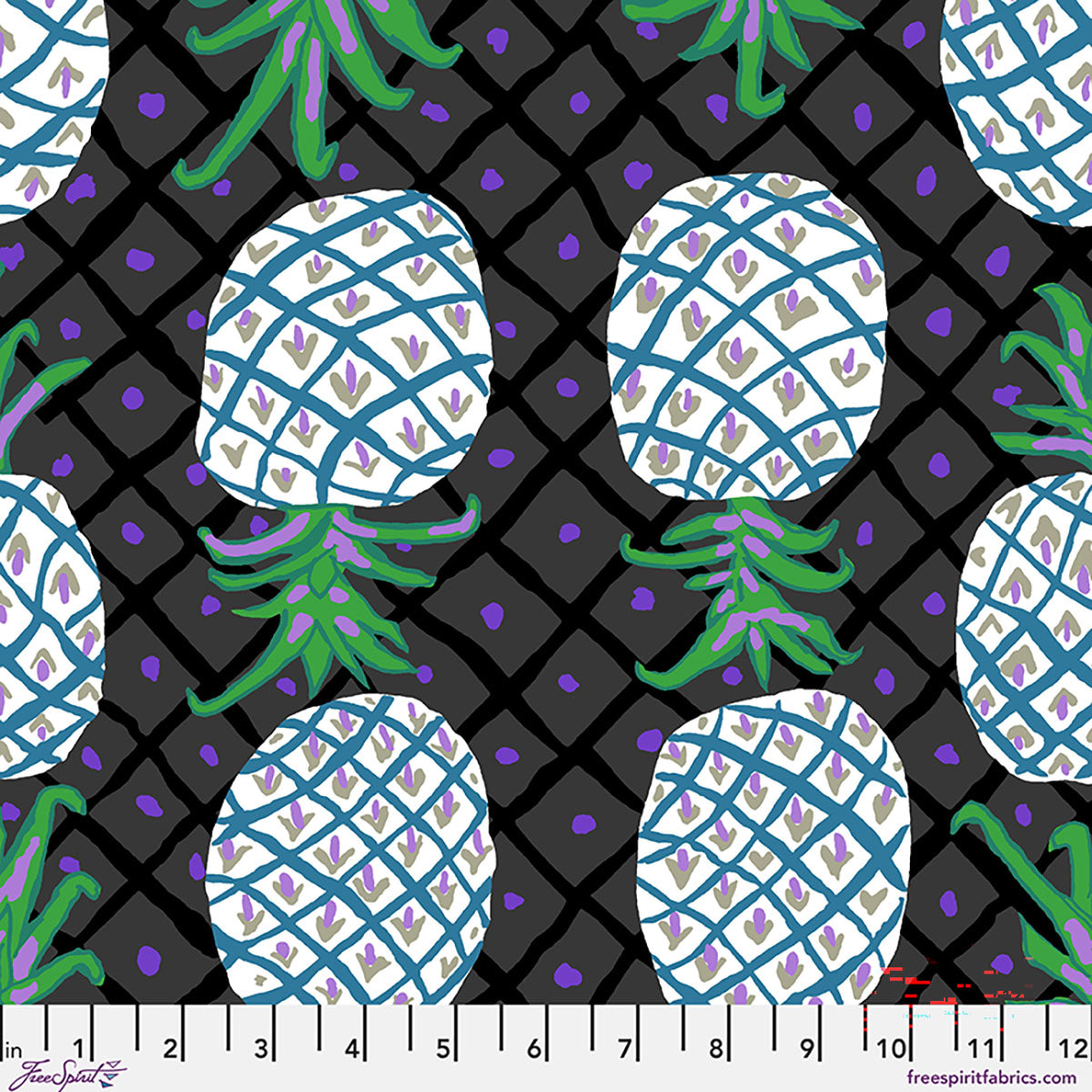 Fabric FreeSpirit Contrast Upside Down Kaffe Fassett Collective August 2026 by the Quarter Yard PWBM108.CONTRAST