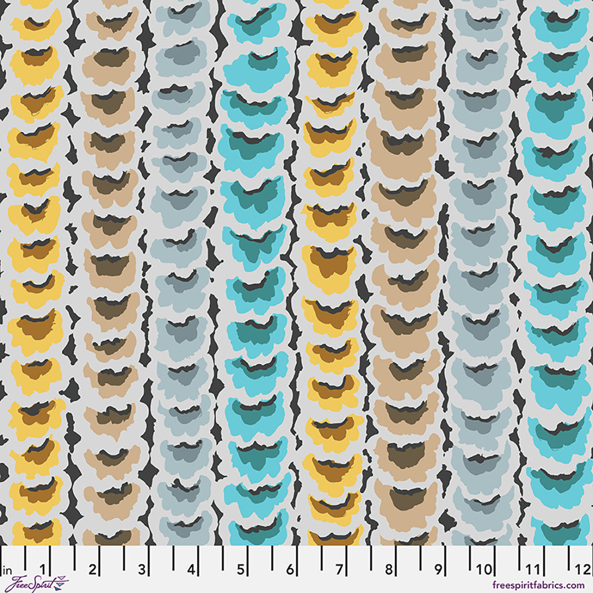 Fabric FreeSpirit Neutral Garlands Kaffe Fassett Collective August 2026 by the Quarter Yard PWGP181.NEUTRAL