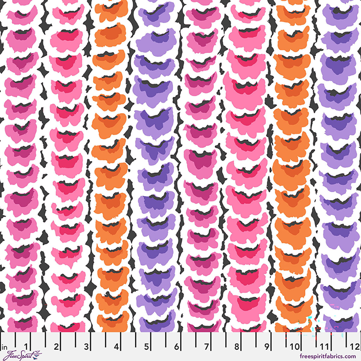 Fabric FreeSpirit Rose Garlands Kaffe Fassett Collective August 2026 by the Quarter Yard PWGP181.ROSE