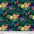 Fabric FreeSpirit Multi Jaguar Prowl Love Under the Stars by the Quarter Yard PWKT050.XMULTI