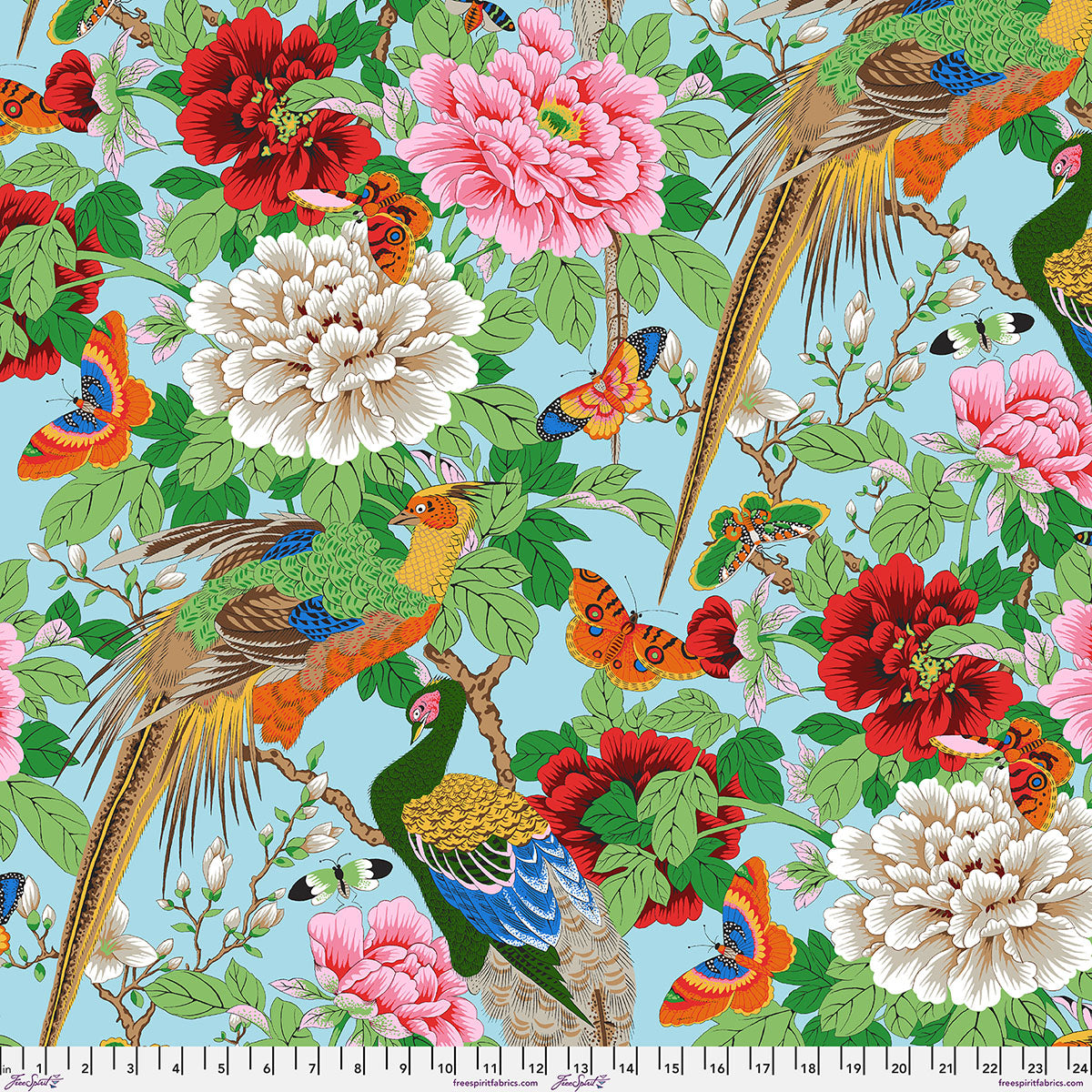 Fabric FreeSpirit Multi Birds and Bees Kaffe Fassett Collective August 2026 by the Quarter Yard PWPJ142.MULTI