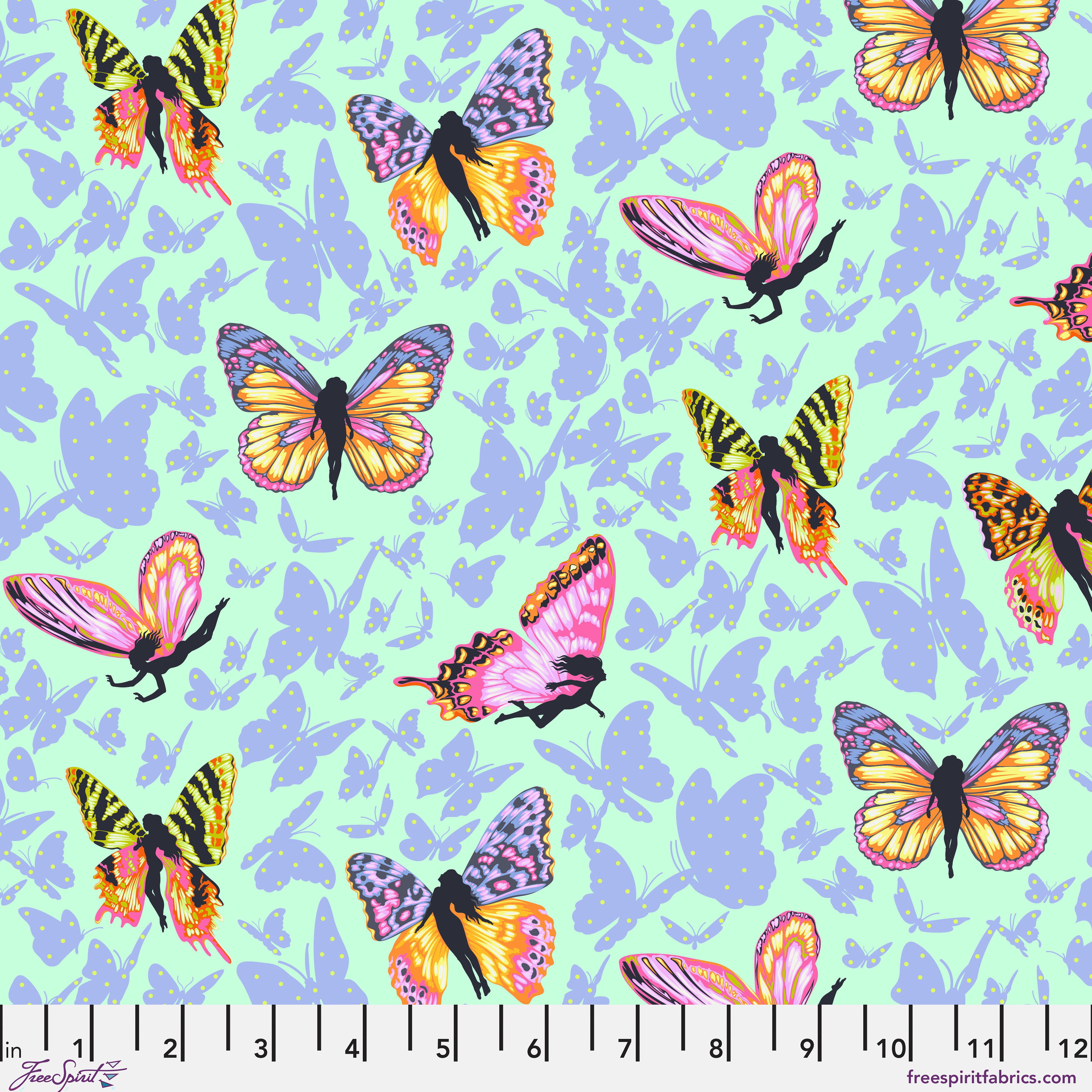 Fabric FreeSpirit Tula Pink Stardust Fairy Godmother Legendary by the Quarter Yard PWTP283.STARDUST