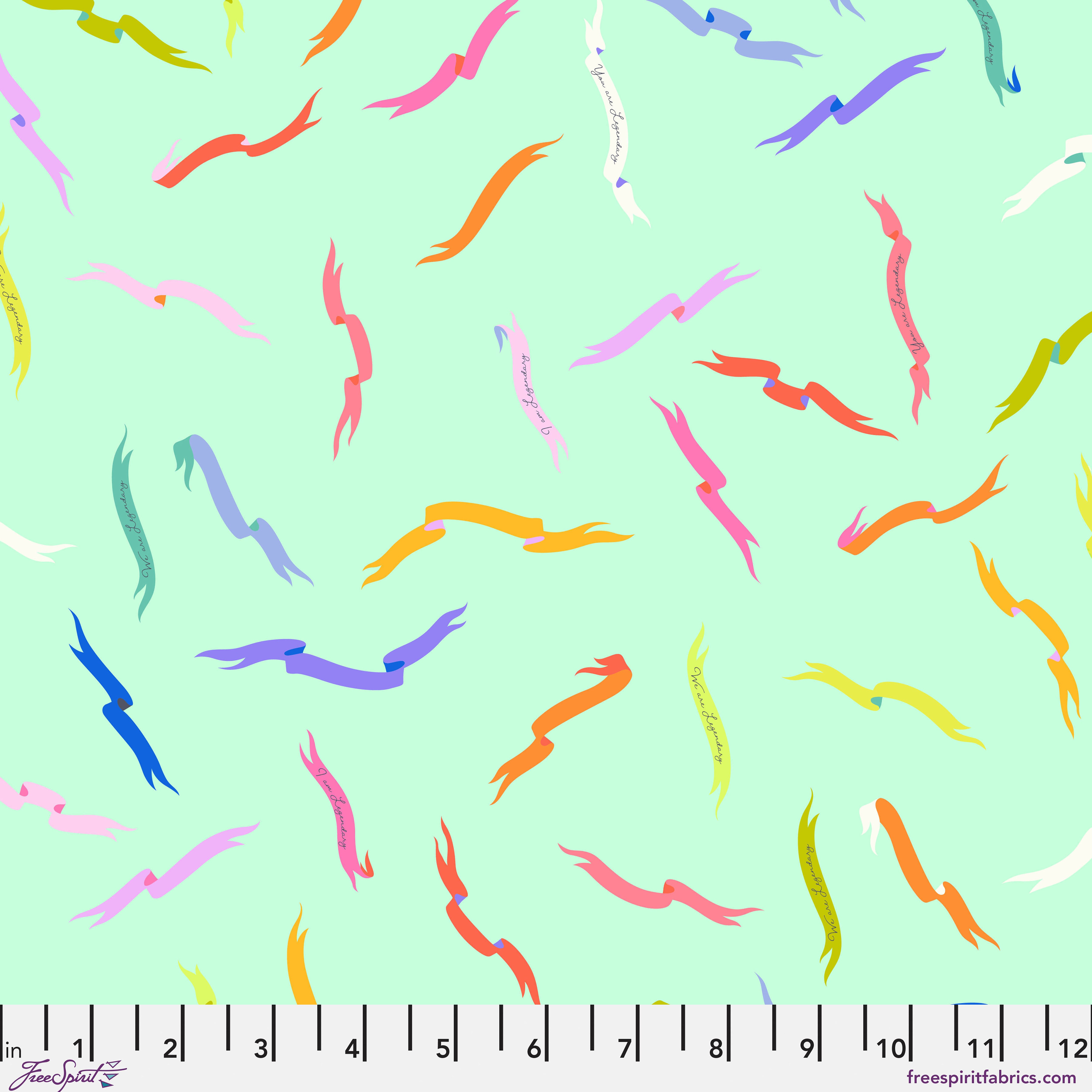 Fabric FreeSpirit Tula Pink Stardust Gentle Reminder Legendary by the Quarter Yard PWTP285.STARDUST