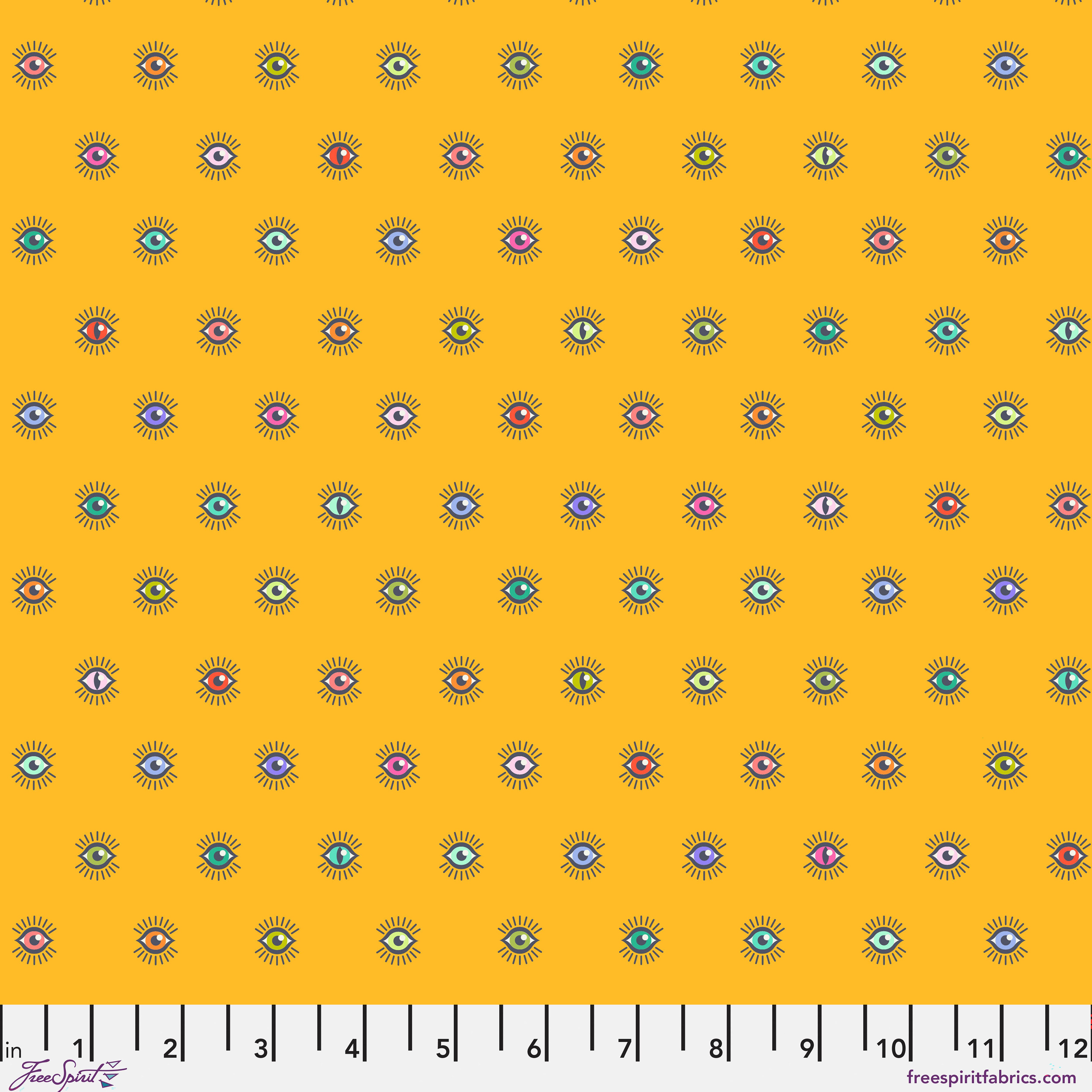 Fabric FreeSpirit Tula Pink Dandelion Visionary Legendary by the Quarter Yard PWTP287.DANDELION