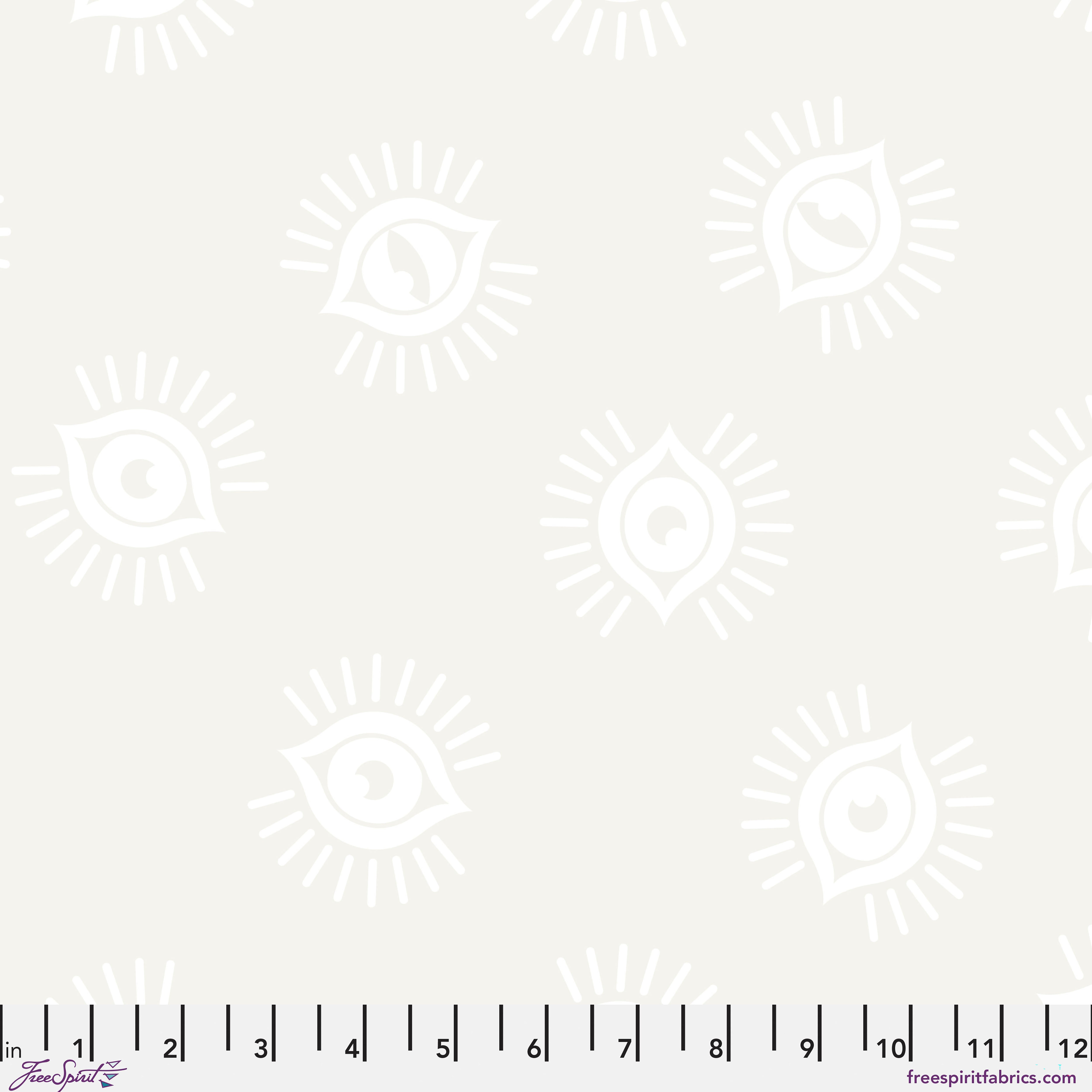 Fabric FreeSpirit Tula Pink Pearl In Plain Sight Legendary by the Quarter Yard PWTP291.PEARL