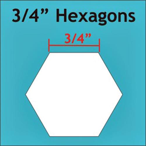 Paper Pieces Hexagon 3/4" Piecing Paper 125pc HEX075