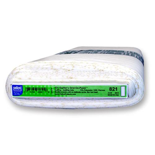Roll of Pellon 821 Quilter's Grid On-Point on a white background