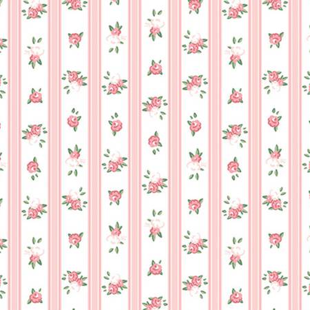 Fabric Shannon Seashell Nottinghill Cottage Rose Lane Quilting Cuddle by the Quarter Yard QC-CRNOTTINGHILL-SEASHELL