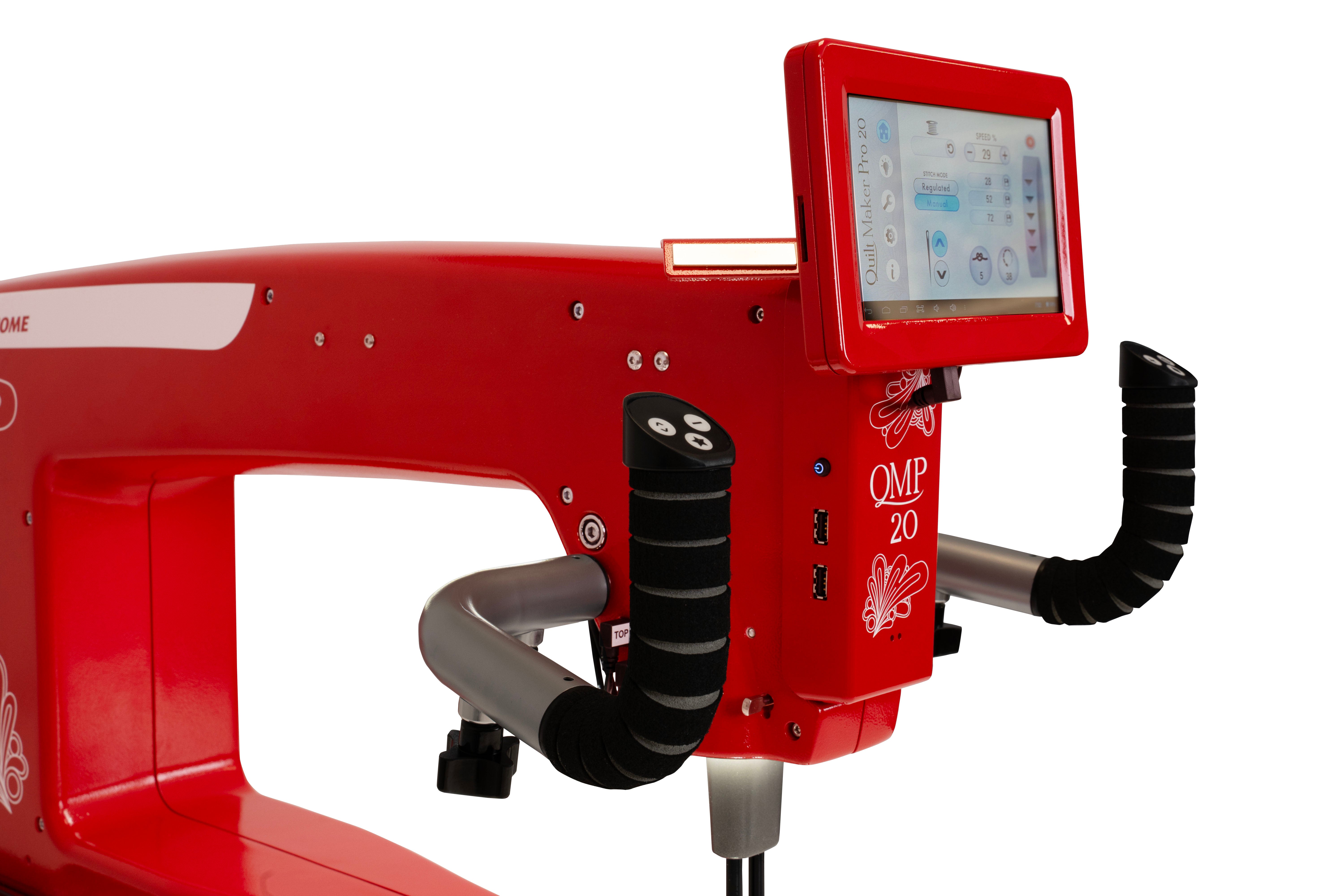 Janome Classic Red Quilt Maker Pro 20 Limited Edition Long Arm Quilting Machine