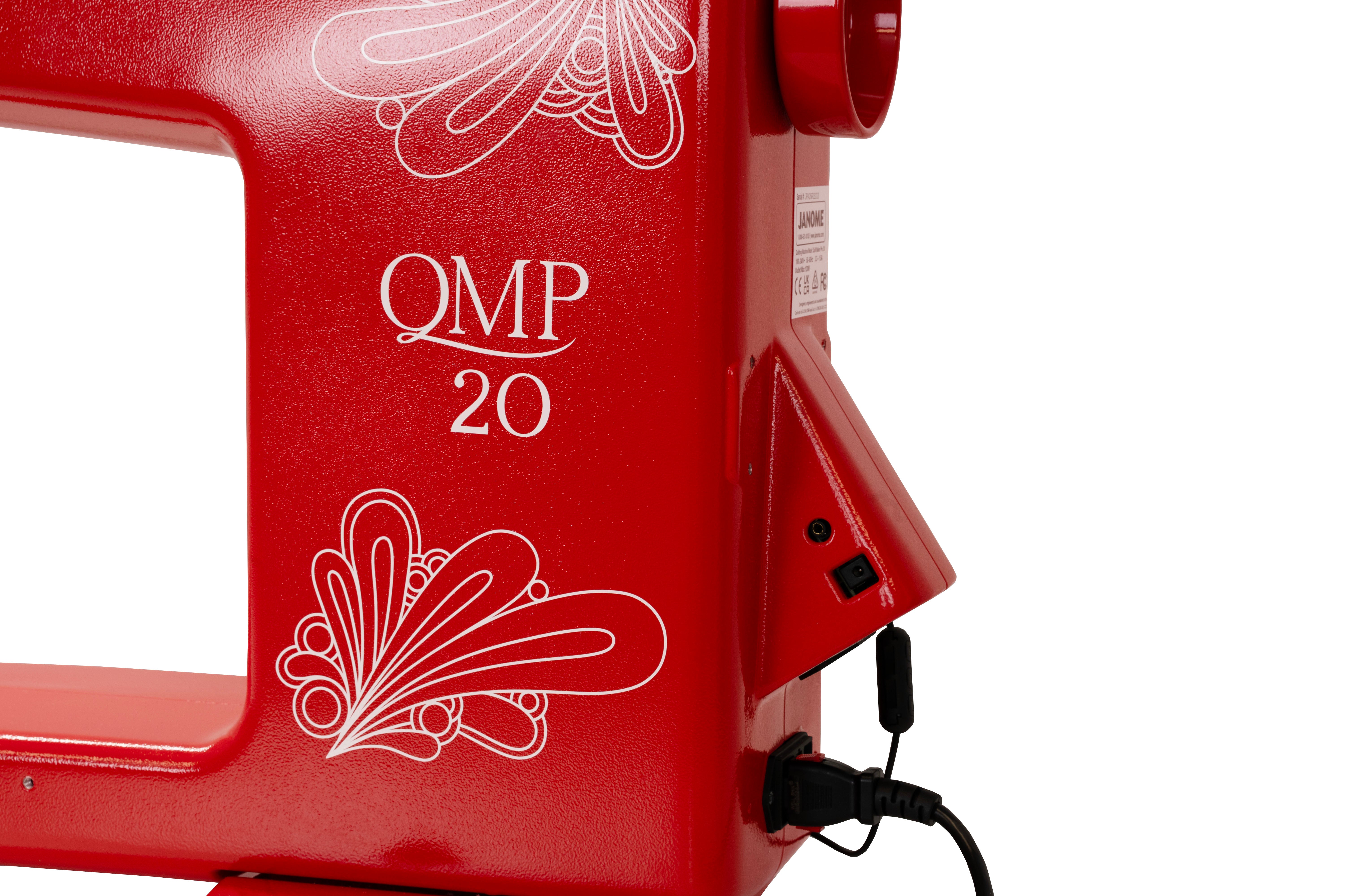 Janome Classic Red Quilt Maker Pro 20 Limited Edition Long Arm Quilting Machine