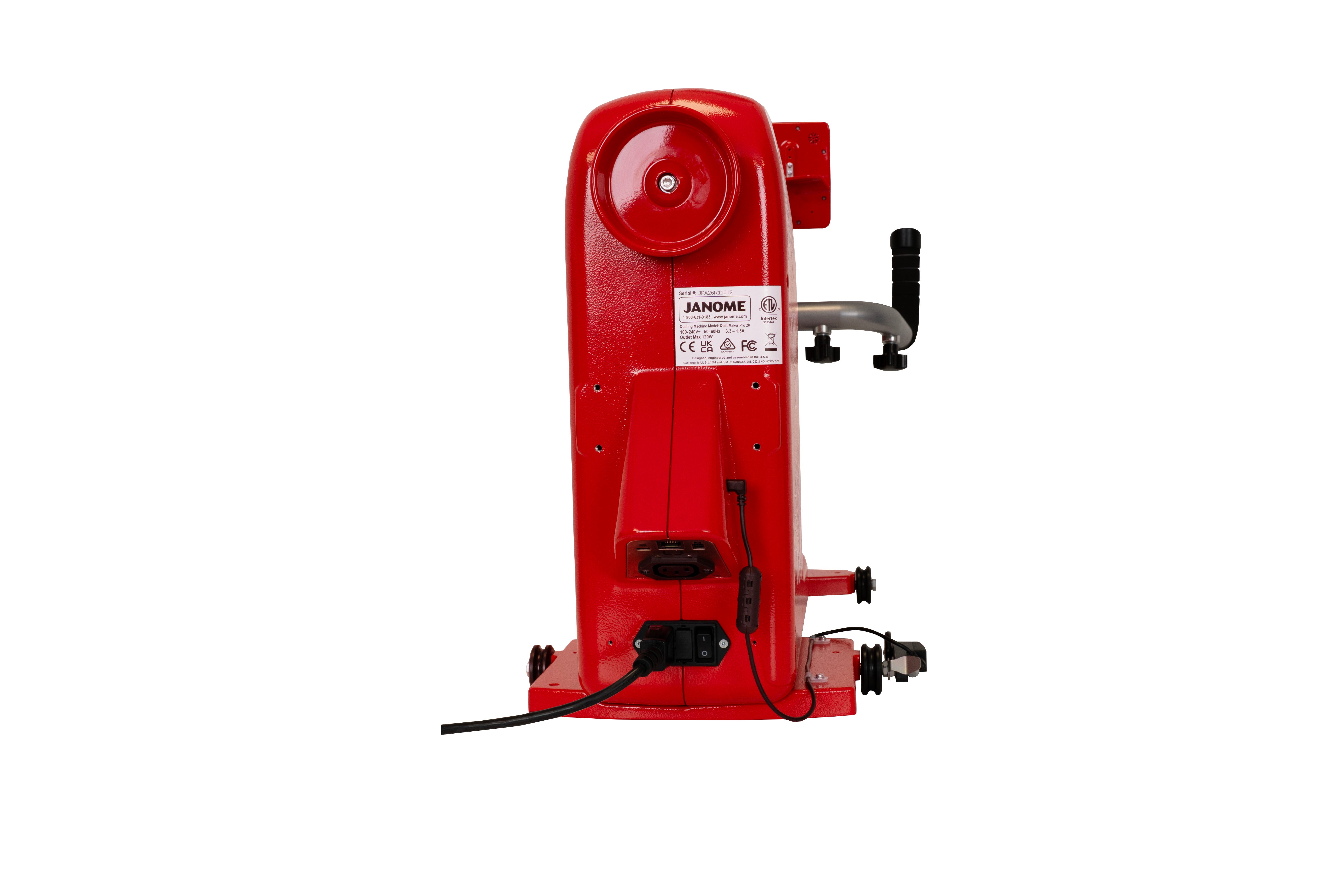 Janome Classic Red Quilt Maker Pro 20 Limited Edition Long Arm Quilting Machine