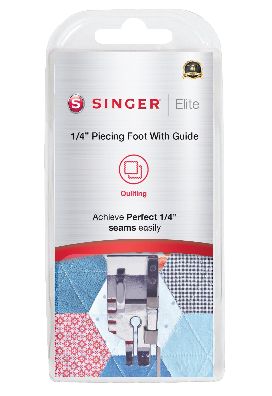 Singer Elite 1/4" Piecing Foot with Guide 250065796