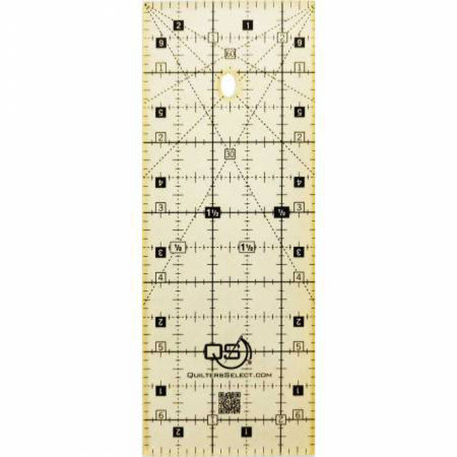 Quilters Select 2.5x6.5" Non-Slip Ruler QSEQS-RL25X65