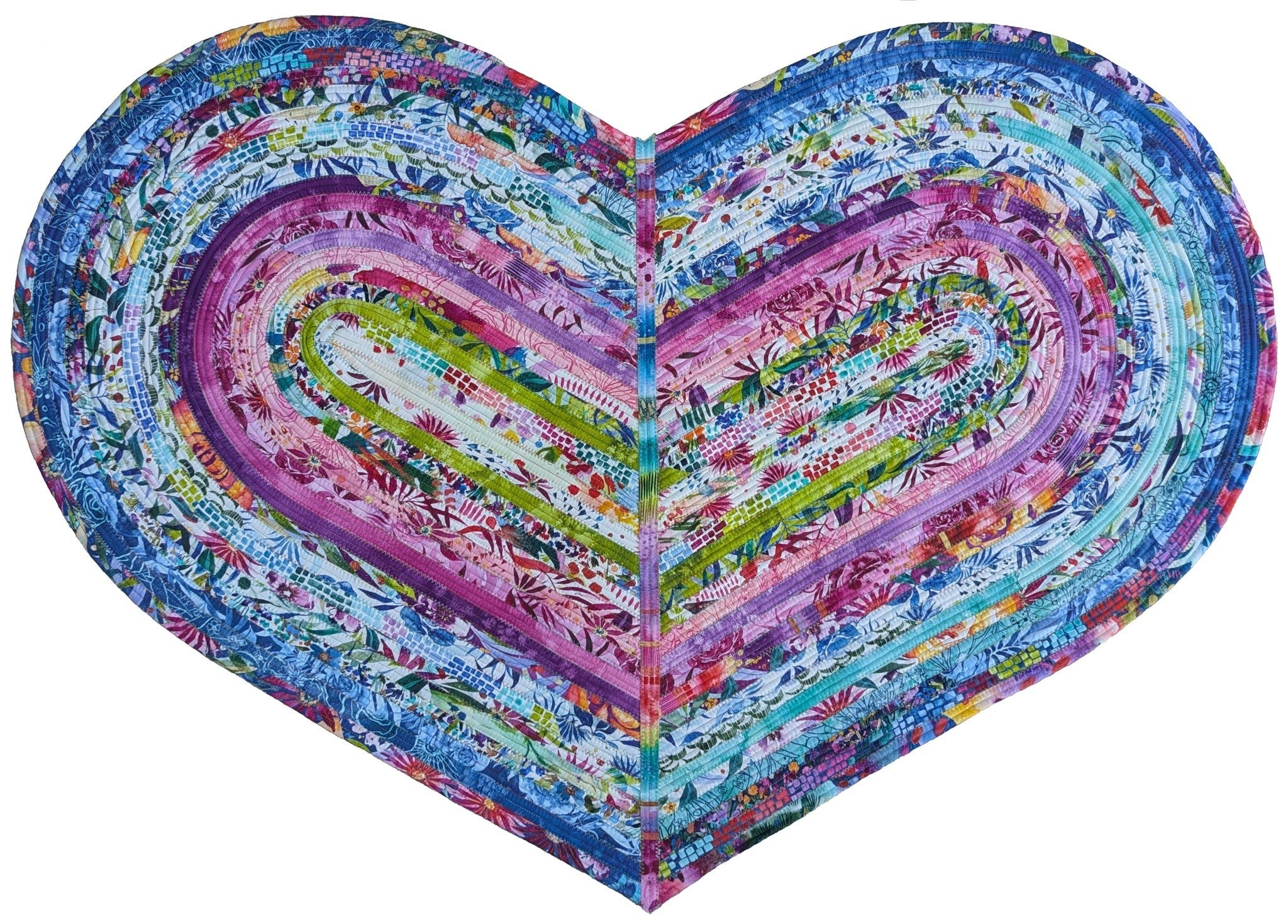 R.J. Designs Jelly Roll Love Rug Pattern RJD150
